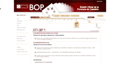 Desktop Screenshot of bop.dipcas.es